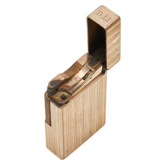 デュポン ライン1 ロング ローラー式 ガスライター ゴールド メッキ メンズ Dupont 【中古】