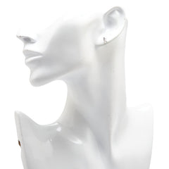 K18WG ホワイトゴールド ダイヤ0.50ct スタッドピアス レディース 【中古】