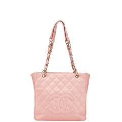 シャネル マトラッセ ココマーク PST チェーン トートバッグ A50994 ピンク キャビアスキン レディース CHANEL 【中古】