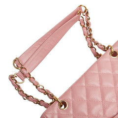 シャネル マトラッセ ココマーク PST チェーン トートバッグ A50994 ピンク キャビアスキン レディース CHANEL 【中古】