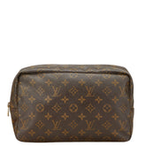 ルイ ヴィトン モノグラム トゥルーストワレット 28 セカンドバッグ クラッチバッグ M47522 ブラウン PVC レディース LOUIS VUITTON 【中古】