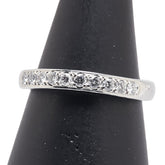 ポンテヴェキオ Pt900 プラチナ ダイヤ0.25ct リング 指輪 レディース Ponte Vecchio 11号 【中古】