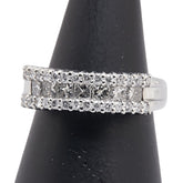 Pt900 プラチナ ダイヤ1.00ct リング 指輪 レディース 11号 【中古】