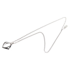 サンローラン チェーン ペンダントネックレス シルバー メタル ラインストーン レディース SAINT LAURENT 【中古】