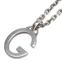 グッチ Gロゴ チェーン ペンダントネックレス 233936 SV925 シルバー レディース GUCCI 【中古】