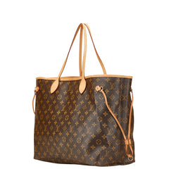 ルイ ヴィトン モノグラム ネヴァーフルGM トートバッグ ショルダーバッグ M40157 ブラウン PVC レザー レディース LOUIS VUITTON 【中古】