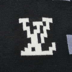 ルイ ヴィトン LVフェアアイルマクロ ニット セーター サイズ:M RM231M ZLL HON20W ブラック マルチカラー ウール メンズ LOUIS VUITTON 【中古】