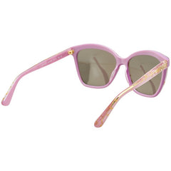 ドルチェアンドガッバーナ ロゴ サングラス パープル プラスチック レディース DOLCE&GABBANA 【中古】