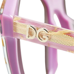 ドルチェアンドガッバーナ ロゴ サングラス パープル プラスチック レディース DOLCE&GABBANA 【中古】