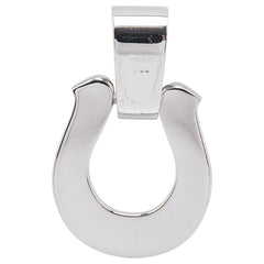 Pt950 プラチナ ダイヤ1.03ct ホースシュー 馬蹄 モチーフ ペンダントトップ メンズ 【中古】