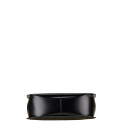 ジバンシー ロゴ ハンドバッグ ブラック レザー レディース Givenchy 【中古】