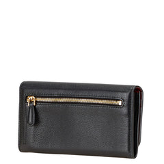 プラダ 長財布 ブラック レザー レディース PRADA 【中古】