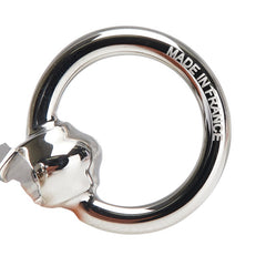 エルメス ツイリーリング セ ル ポンポン シルバー金具 スカーフリング シルバー マロンアルザン メッキ アニューミロ レディース HERMES 【中古】