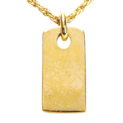 ディオール Diorロゴプレート ネックレス ゴールド メッキ レディース Dior 【中古】