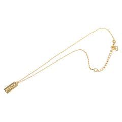 ディオール Diorロゴプレート ネックレス ゴールド メッキ レディース Dior 【中古】