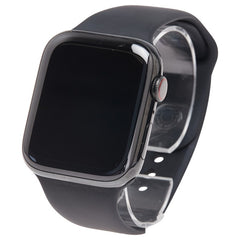 エルメス × アップルウォッチ シリーズ5 GPS 腕時計 WR-50M ステンレススチール スイフト ラバー レディース HERMES 【中古】