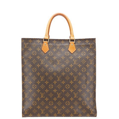 ルイ ヴィトン モノグラム サックプラ ハンドバッグ トートバッグ M51140 ブラウン PVC レザー レディース LOUIS VUITTON 【中古】