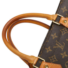 ルイ ヴィトン モノグラム サックプラ ハンドバッグ トートバッグ M51140 ブラウン PVC レザー レディース LOUIS VUITTON 【中古】