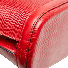 ルイ ヴィトン エピ リュサック トートバッグ ショルダーバッグ M52287 カスティリアンレッド レザー レディース LOUIS VUITTON 【中古】