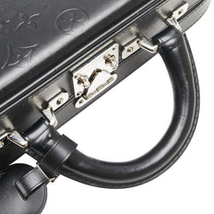 ルイ ヴィトン モノグラム グラセ ヴァリゼット PM ハンドバッグ ミニトランク M92235 ブラック レザー レディース LOUIS VUITTON 【中古】