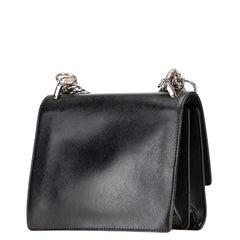 フェンディ キャナイ ショルダーバッグ ブラック レザー レディース FENDI 【中古】