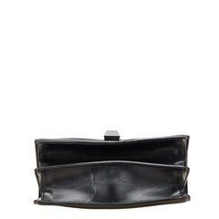 フェンディ キャナイ ショルダーバッグ ブラック レザー レディース FENDI 【中古】