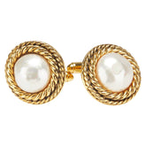 シャネル パール カフス ゴールド メッキ レディース CHANEL 【中古】