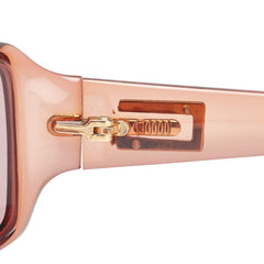 グッチ ロゴ サングラス GG2515 ブラウン プラスチック レディース GUCCI 【中古】