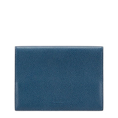 バリー パスポートケース ブルー レザー レディース BALLY 【中古】