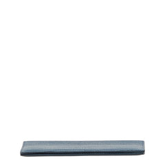 バリー パスポートケース ブルー レザー レディース BALLY 【中古】