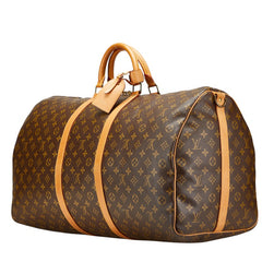 ルイ ヴィトン モノグラム キーポル バンドリエール 60 ボストンバッグ ショルダーバッグ 2WAY M41412 ブラウン PVC レザー レディース LOUIS VUITTON 【中古】