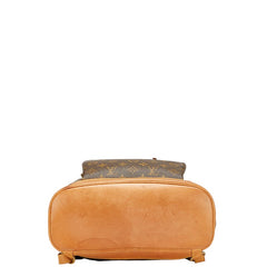 ルイ ヴィトン モノグラム モンスリGM リュック バックパック M51135 ブラウン PVC レザー レディース LOUIS VUITTON 【中古】