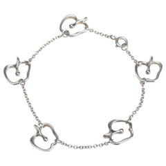 ティファニー アップル りんご モチーフ ブレスレット SV925 シルバー レディース TIFFANY&Co. 【中古】