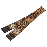 ルイ ヴィトン バンドー LVワールド スカーフ M70853 ブラウン シルク レディース LOUIS VUITTON 【中古】