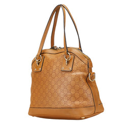 グッチ グッチシマ トートバッグ ワンショルダーバッグ 2WAY 247279 ブラウン レザー レディース GUCCI 【中古】