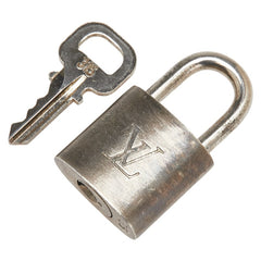 ルイ ヴィトン カデナ 南京錠 キー セット シルバー メタル レディース LOUIS VUITTON 【中古】