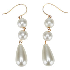 K18YG イエローゴールド パール5.9mm フックピアス レディース 【中古】