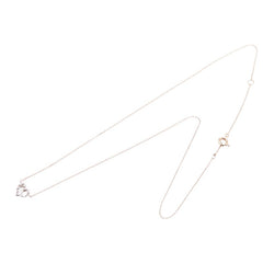 ヴァンドーム K10PG ピンクゴールド ダイヤ ハート モチーフ ペンダントネックレス レディース VANDOME 【中古】