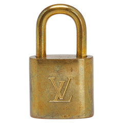 ルイ ヴィトン カデナ 南京錠 キー セット ゴールド メッキ レディース LOUIS VUITTON 【中古】