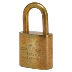 ルイ ヴィトン カデナ 南京錠 キー セット ゴールド メッキ レディース LOUIS VUITTON 【中古】