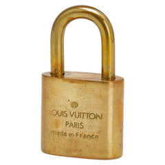 ルイ ヴィトン カデナ 南京錠 キー セット ゴールド メッキ レディース LOUIS VUITTON 【中古】