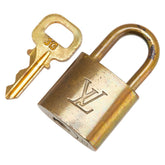 ルイ ヴィトン カデナ 南京錠 キー セット ゴールド メッキ レディース LOUIS VUITTON 【中古】