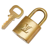 ルイ ヴィトン カデナ 南京錠 キー セット ゴールド メッキ レディース LOUIS VUITTON 【中古】