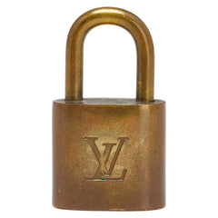 ルイ ヴィトン カデナ 南京錠 キー セット ゴールド メッキ レディース LOUIS VUITTON 【中古】