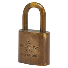 ルイ ヴィトン カデナ 南京錠 キー セット ゴールド メッキ レディース LOUIS VUITTON 【中古】