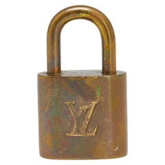 ルイ ヴィトン カデナ 南京錠 キー セット ゴールド メッキ レディース LOUIS VUITTON 【中古】