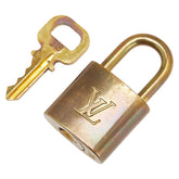 ルイ ヴィトン カデナ 南京錠 キー セット ゴールド メッキ レディース LOUIS VUITTON 【中古】