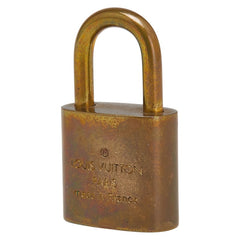 ルイ ヴィトン カデナ 南京錠 キー セット ゴールド メッキ レディース LOUIS VUITTON 【中古】