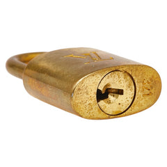 ルイ ヴィトン カデナ 南京錠 キー セット ゴールド メッキ レディース LOUIS VUITTON 【中古】