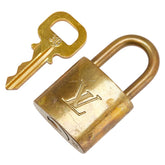 ルイ ヴィトン カデナ 南京錠 キー セット ゴールド メッキ レディース LOUIS VUITTON 【中古】